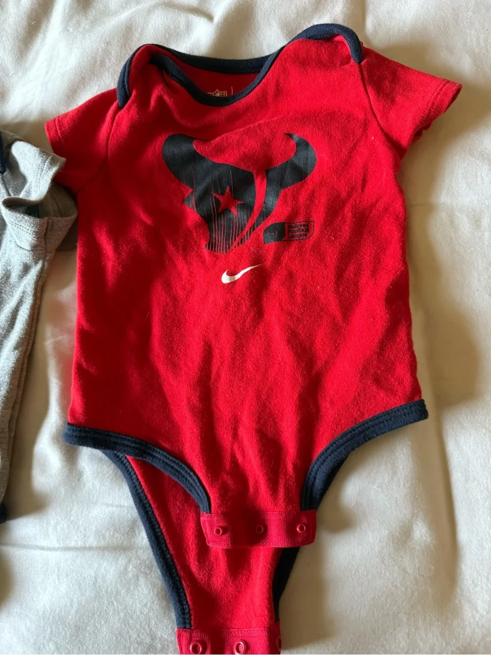 Nike Houston Texans Infant Bodysuit Set - Red, Navy & Gray